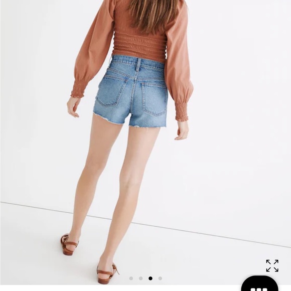 Madewell The Perfect Jean Short in Burnett Wash: TENCEL Lyocell Edition - Picture 4 of 4